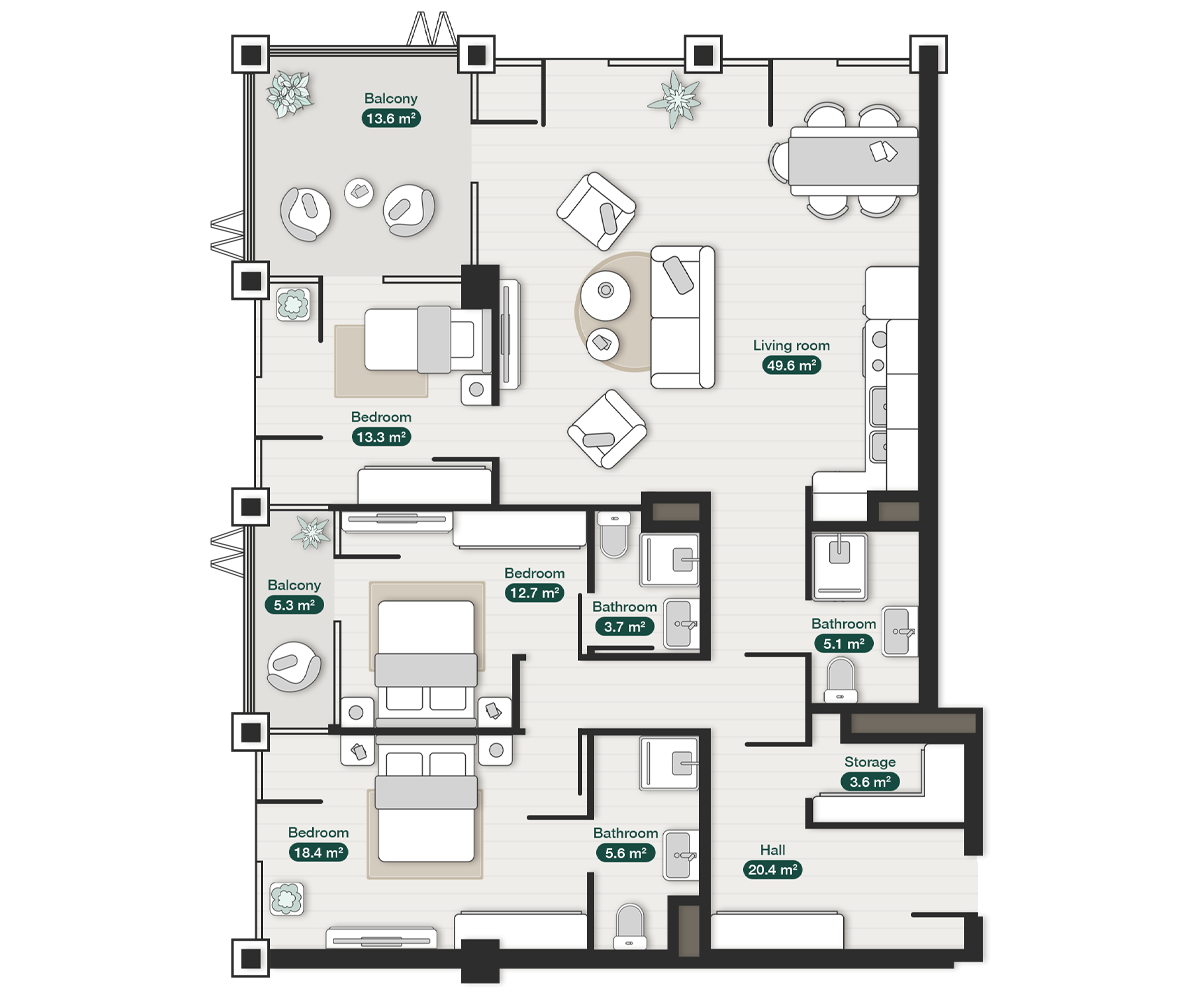 premium-three-bedroom-apartment77-zion-krtsanisi-floor-plan
