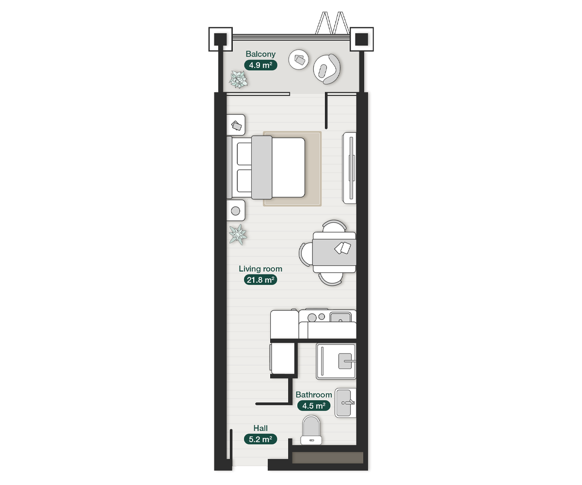 studio-living-plan-zion-krtsanisi126a