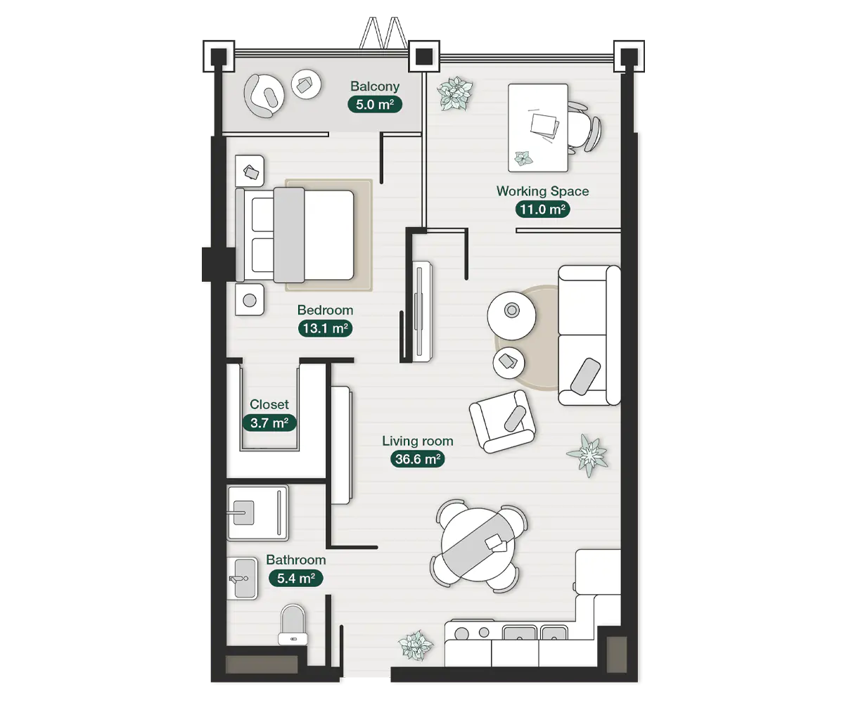 one-bedroom-residential-plan-zion-krtsanisi98