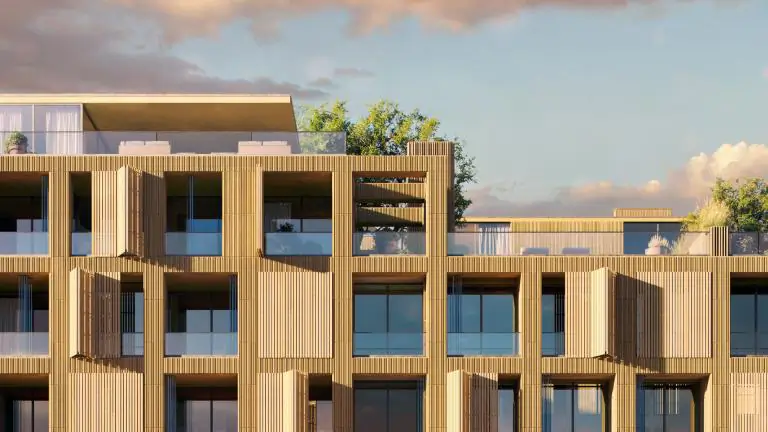 Luxury low-rise facade at ZION Krtsanisi