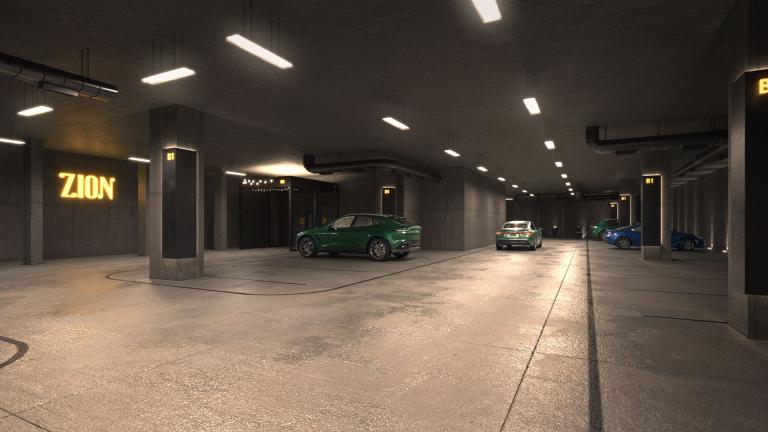 Residential parking in Krtsanisi premium complex