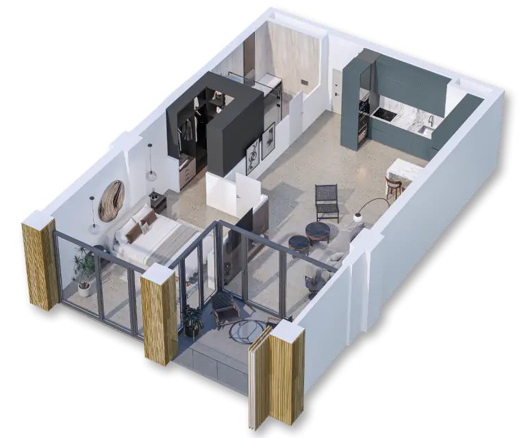 one bedroom premium apartment zion krtsanisi