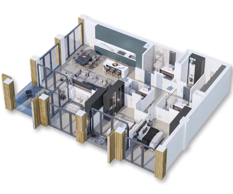 render premium apartment krtsanisi diplomatic district zion -77