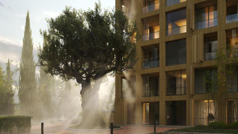 Premium residential courtyard in Krtsanisi